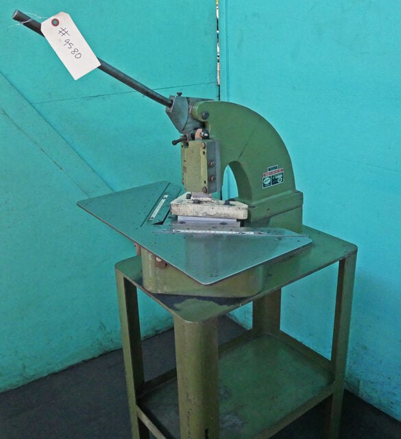16 gauge x 6" x 6" Di-Acro #2, Tab Notcher with Stand, 1" Tab, 4 Tons, .625" Ram Stroke - Image 2