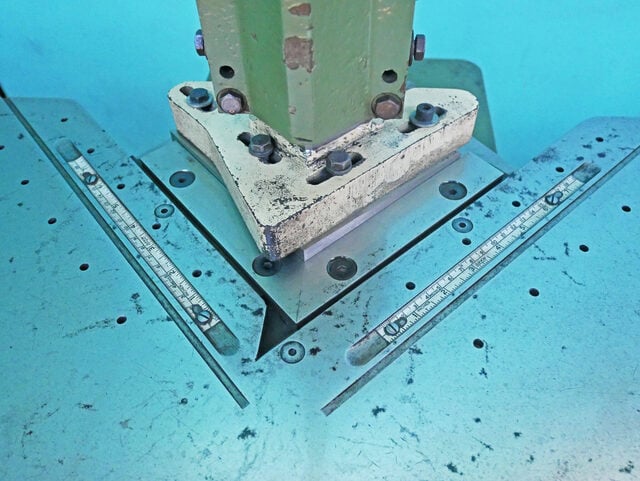 16 gauge x 6" x 6" Di-Acro #2, Tab Notcher with Stand, 1" Tab, 4 Tons, .625" Ram Stroke - Image 9