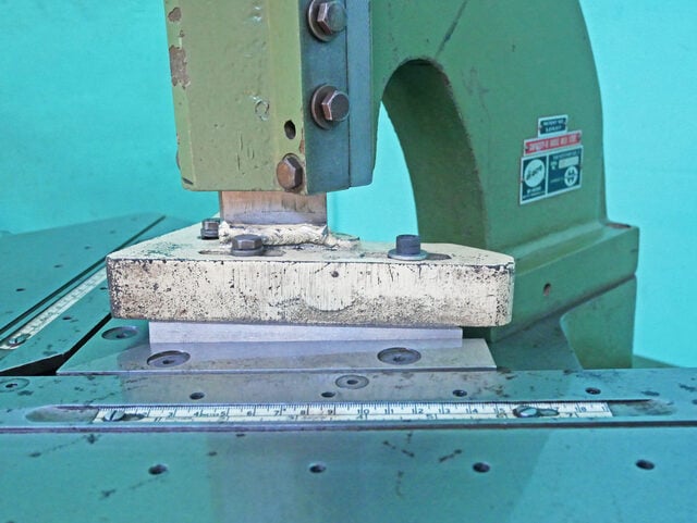16 gauge x 6" x 6" Di-Acro #2, Tab Notcher with Stand, 1" Tab, 4 Tons, .625" Ram Stroke - Image 10