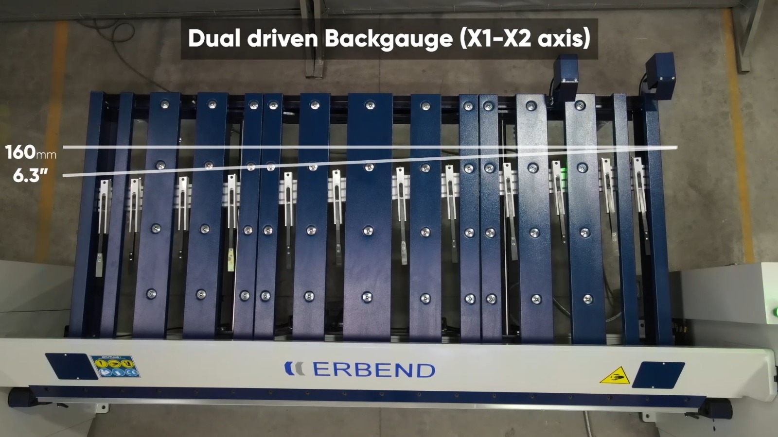 126" Erbend #MFB-3220, CNC Folder, 14 gauge, 6.3" Open Height (No Tools), 1.38" Beam Adjustment, new - Image 2