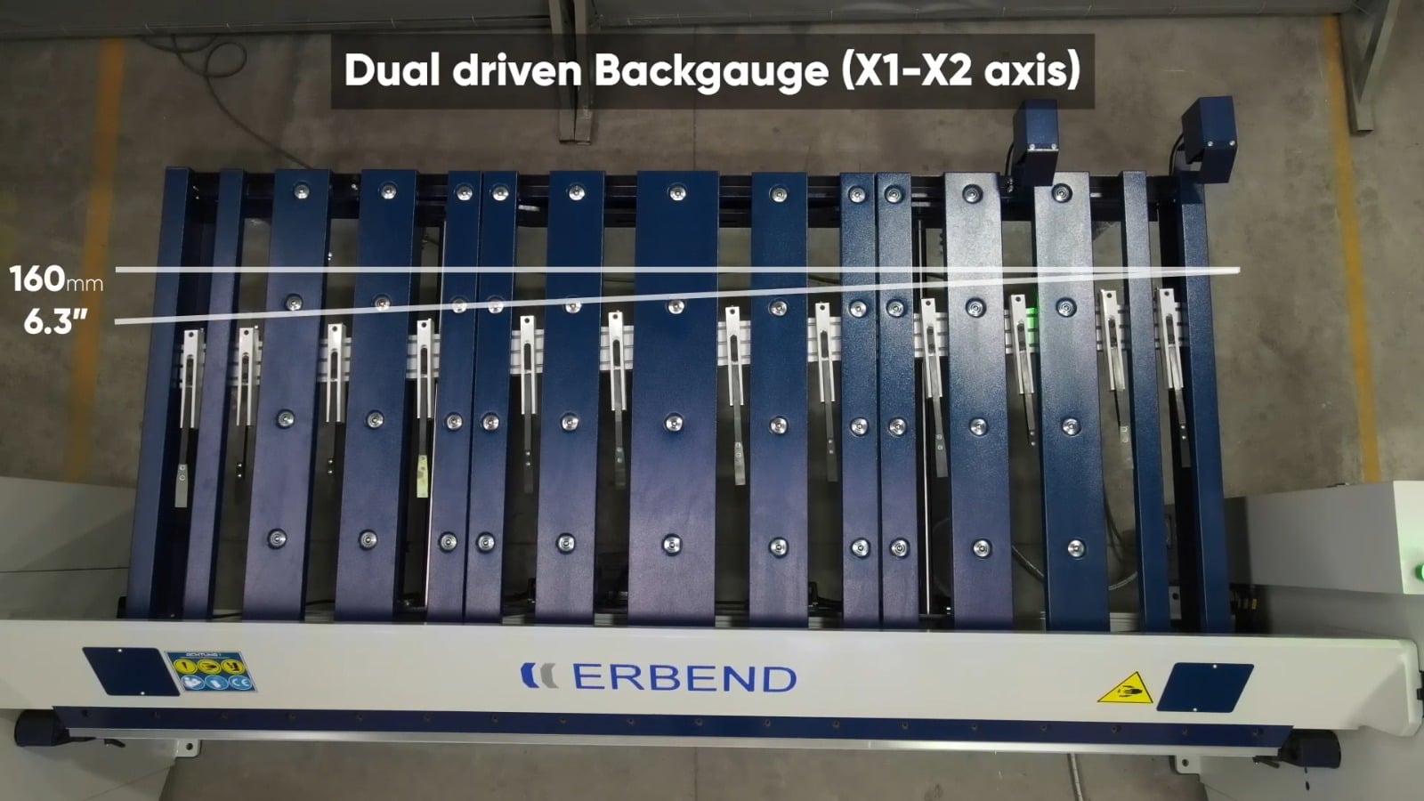 126" Erbend #MFB-3220, CNC Folder, 14 gauge, 6.3" Open Height (No Tools), 1.38" Beam Adjustment, new - Image 5