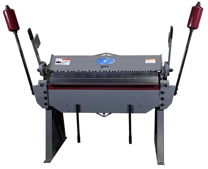 12 gauge x 4' GMC #BB-412-6 HD, Heavy Duty Box & Pan Brake, 5.5" Box depth, 2"-5" width Finger, 1" Beam - Image 4
