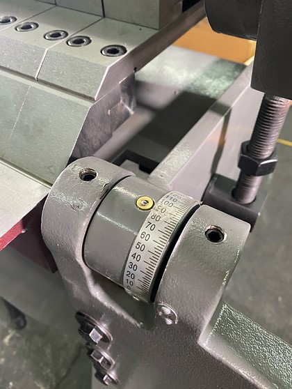 12 gauge x 4' GMC #BB-412-6 HD, Heavy Duty Box & Pan Brake, 5.5" Box depth, 2"-5" width Finger, 1" Beam - Image 7