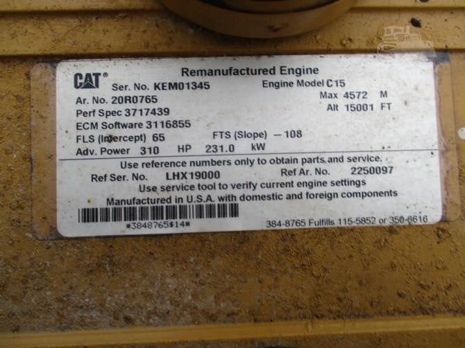 310 HP Caterpillar #C15, engine - Image 5