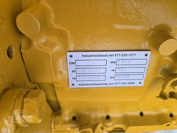 750 HP Caterpillar #C18, engine, rblt. - Image 8