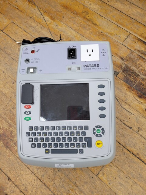 Megger #PAT450, Portable Appliance Tester, 120 V., 200mA, 1.5kV & 3kV Flash Testing - Image 5