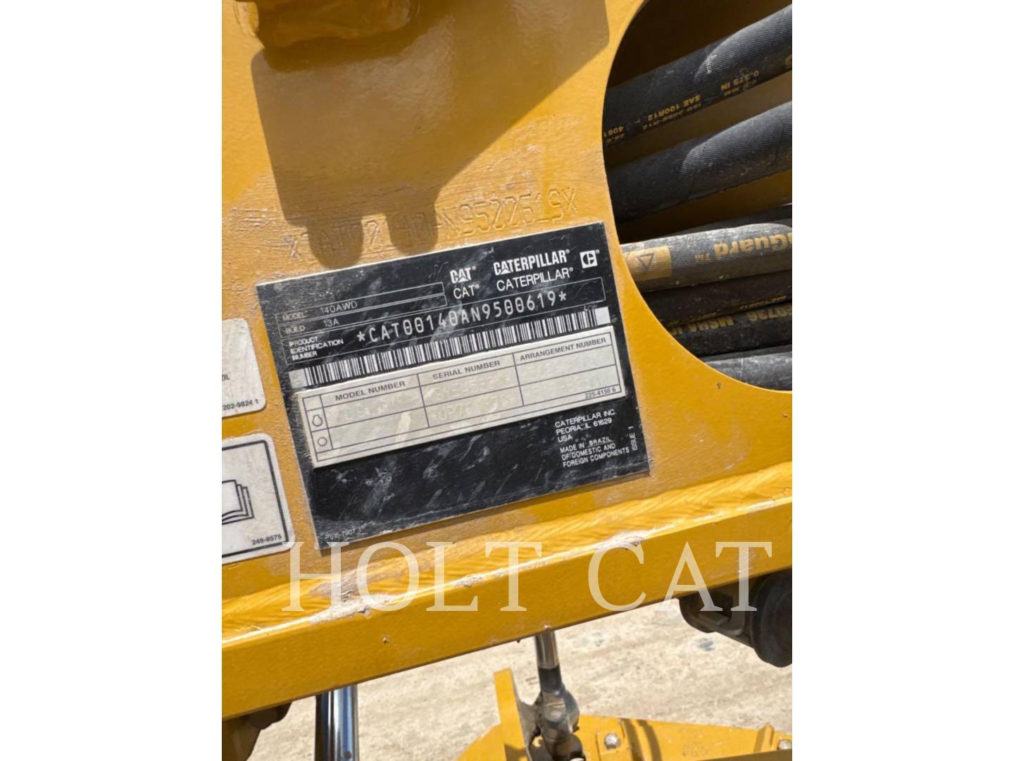 Caterpillar 140 AWD, Motor Grader, 1514 hours, S/N: N9500619, 2023 - Image 6