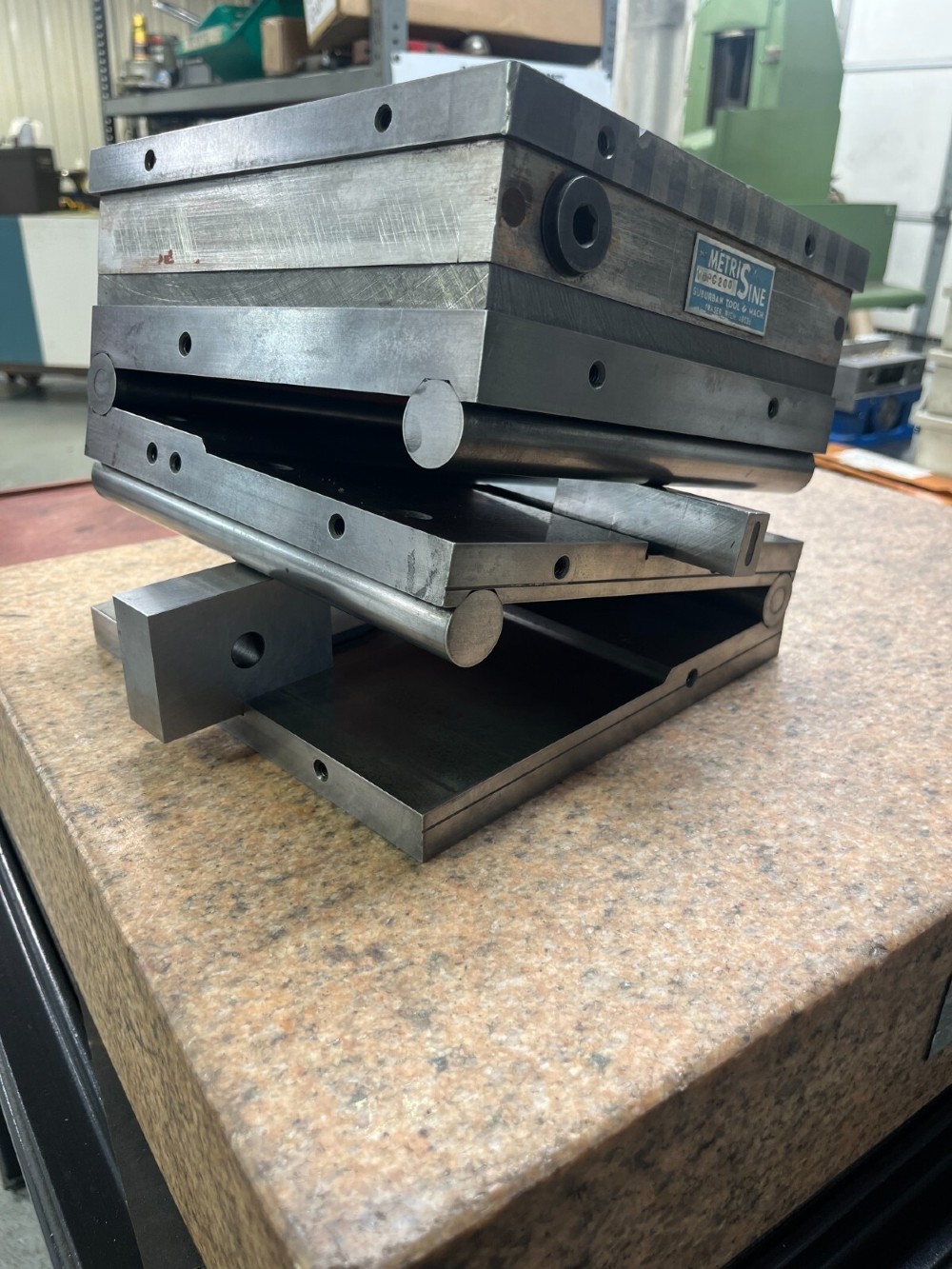 9" x 9" x 6-1/2" Suburban #MSPC-200, Surface Compound Angle Sine Plate, PMC - Image 1