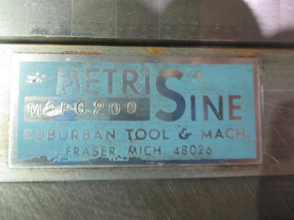 9" x 9" x 6-1/2" Suburban #MSPC-200, Surface Compound Angle Sine Plate, PMC - Image 4