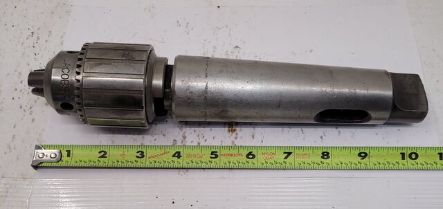 Jacobs #3KD, Chuck, 1/8"-5/8" Capacity, 3 Taper, w/29-38 mm capacity Micro Fine Adjust Boring Head - Image 1