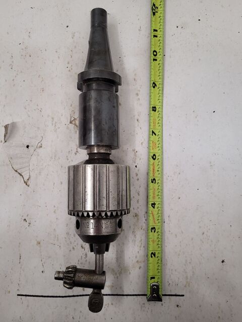 Jacobs #14N, Super Chuck, No.14N, 0-1/2" capacity, w/ #3 Morse Taper on BT30 Holder - Image 1