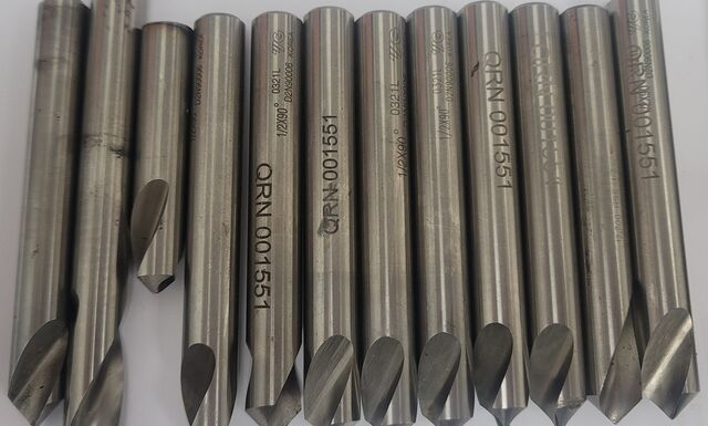 Guehring #D2N9006, Spot Drills, 1/2" Drill diameter, 90 Deg. Point Angle, Set of 17 - Image 2