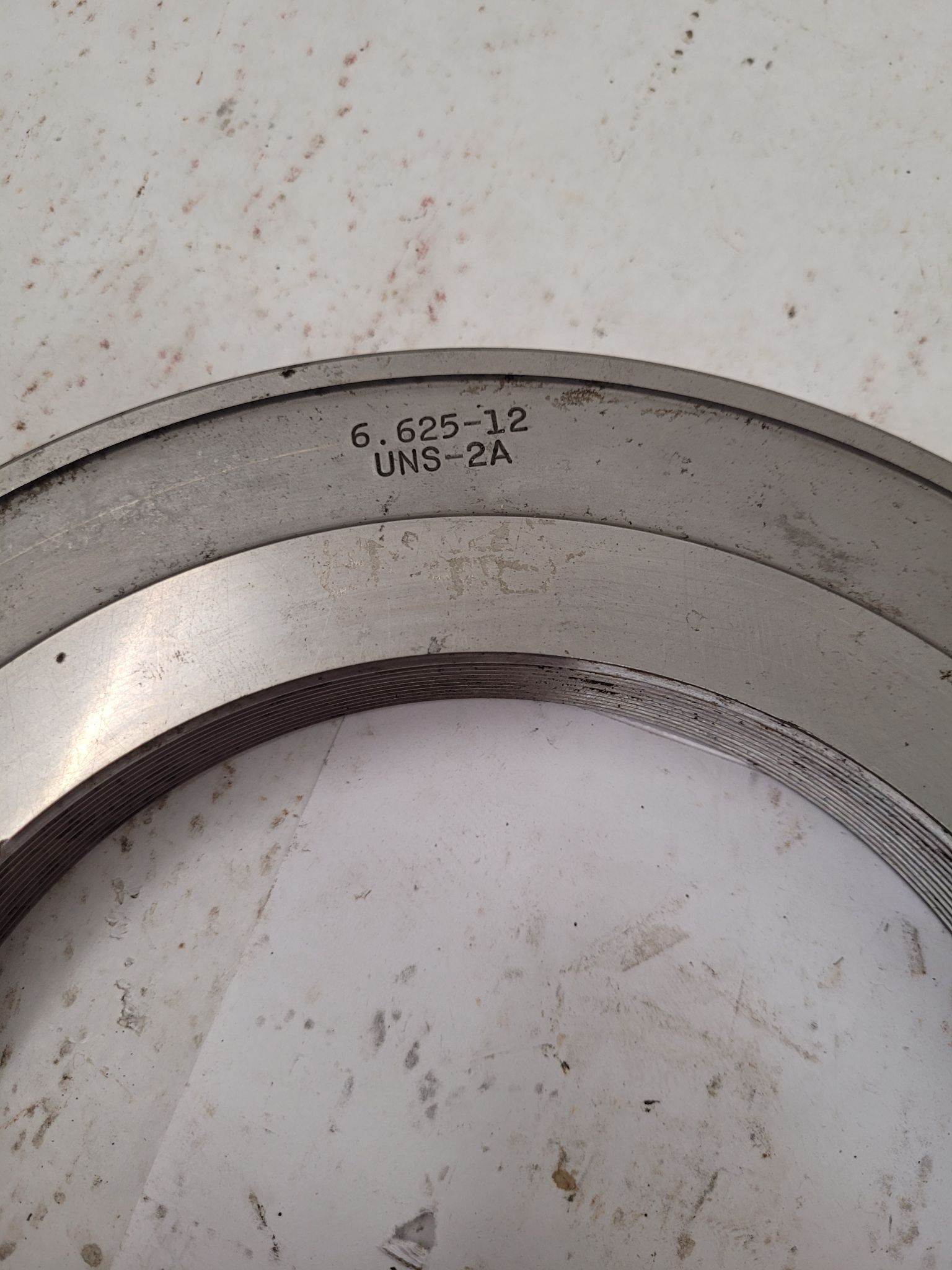 GTD, Thread Ring Gage, 6.625-12 Size, Lot of 2 - Image 8