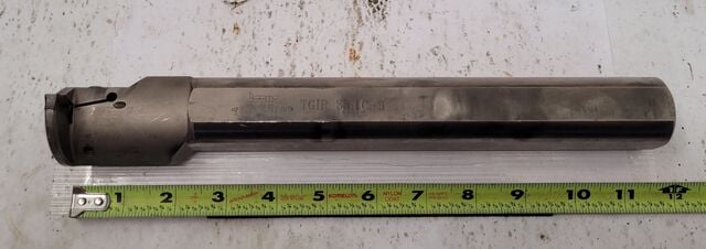 Iscar #TGIR-38.1C-6, Indexable Grooving Toolholder, Right Hand, 0.72" Max. Cut Depth, 0.236" Min. width Groove - Image 1