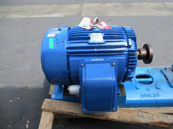 60 HP 3600 RPM Teco Westinghouse, Frame 364TS - Image 4