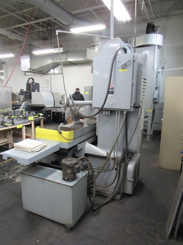 16" x 36" Gallmeyer & Livingston #5712, horizontal surface grinder, 14" x 1.5" x 5" wheel, 7.5 HP, Neutrofier - Image 2
