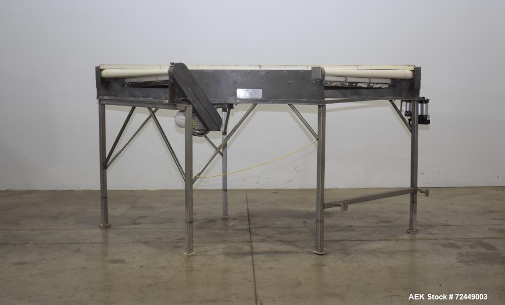 49.5" wide, Portec, #LC-3848, 90&deg; Belt Conveyor, 1 Hp, 1725 RPM, frame mount - Image 2
