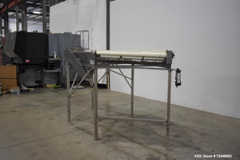 49.5" wide, Portec, #LC-3848, 90&deg; Belt Conveyor, 1 Hp, 1725 RPM, frame mount - Image 4