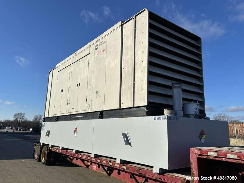 750 kW Cummins #DQFAA, Diesel Generator, 1490 HP #QST30-G5 engine, Tier 2, 480 Volts Capable, sound - Image 3