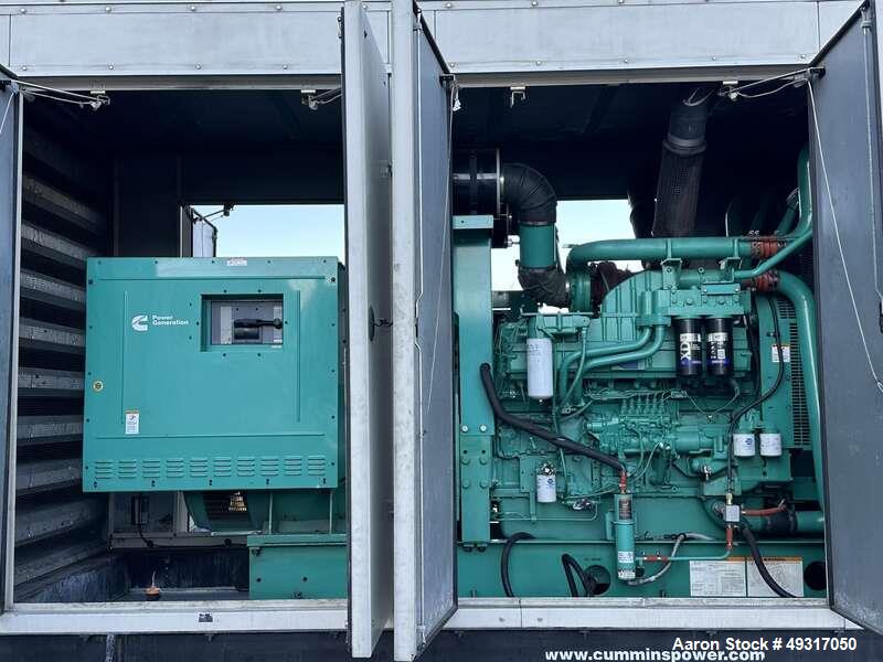 750 kW Cummins #DQFAA, Diesel Generator, 1490 HP #QST30-G5 engine, Tier 2, 480 Volts Capable, sound - Image 4