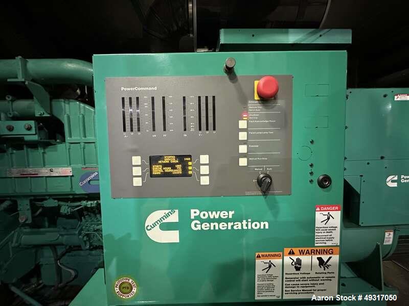 750 kW Cummins #DQFAA, Diesel Generator, 1490 HP #QST30-G5 engine, Tier 2, 480 Volts Capable, sound - Image 8