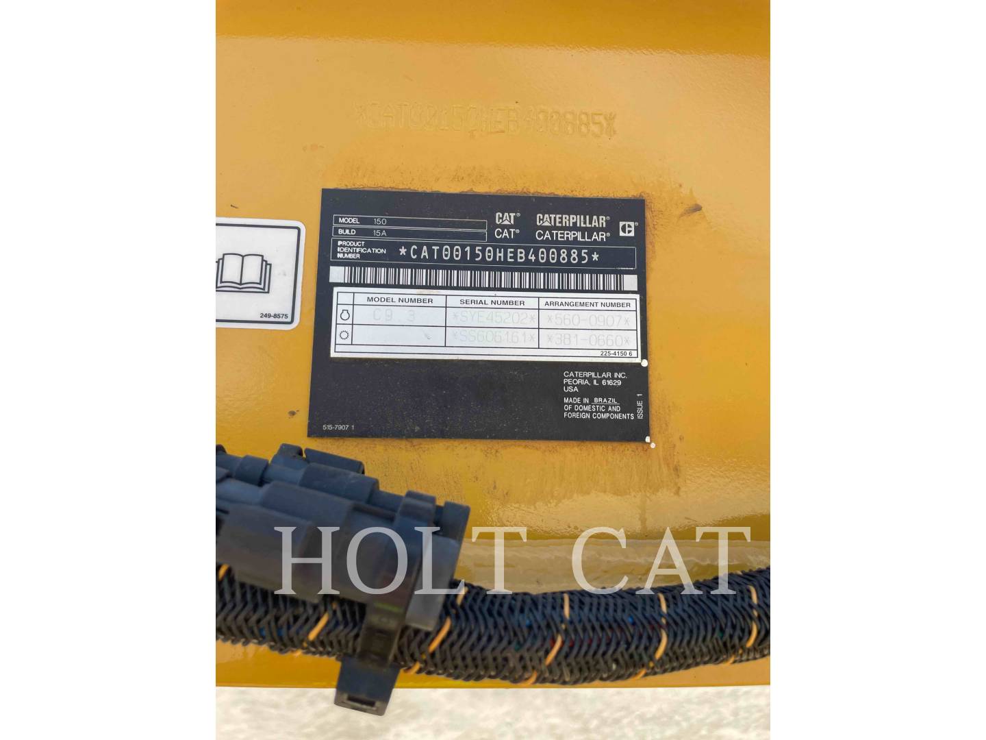 Cat 150 JOY, Motor Grader, 1432 hours, S/N: EB400885, 2023 - Image 6