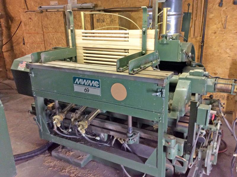 Mattison #69-42-Matti-Max, Rotary Turning Lathe w/Hopper Feed, 42" L Turning capacity, 4" x 4" max Stock - Image 1