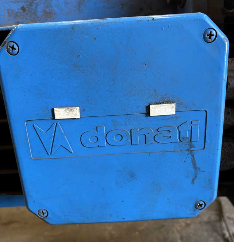 10 Ton, Donati, crane hoist, 128" under hook, hand pendant Control - Image 5