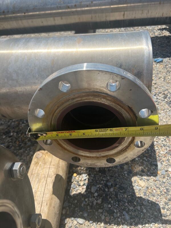 50 sq.ft., 150 psig shell, 150 psig tube, Enerquip, Stainless Steel horizontal shell & tube heat exchanger - Image 9