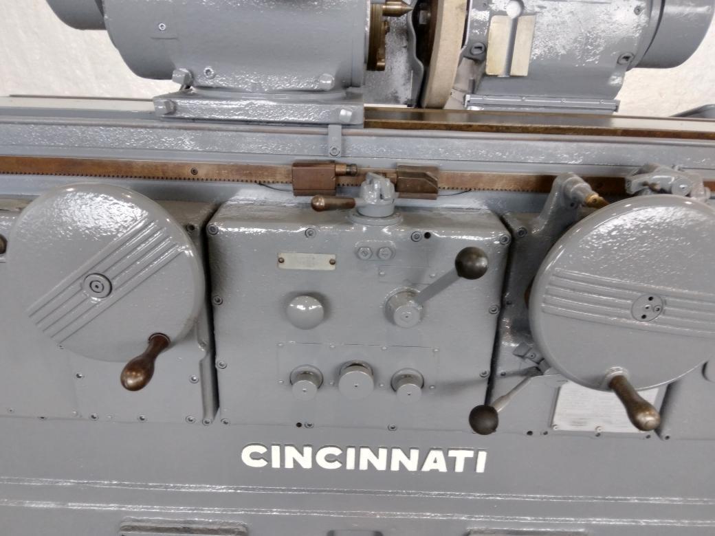 16" x 72" Cincinnati, universal cylindrical grinder, 30" x 3" x 12" wheel, automatic infeed, coolant, swivel - Image 2