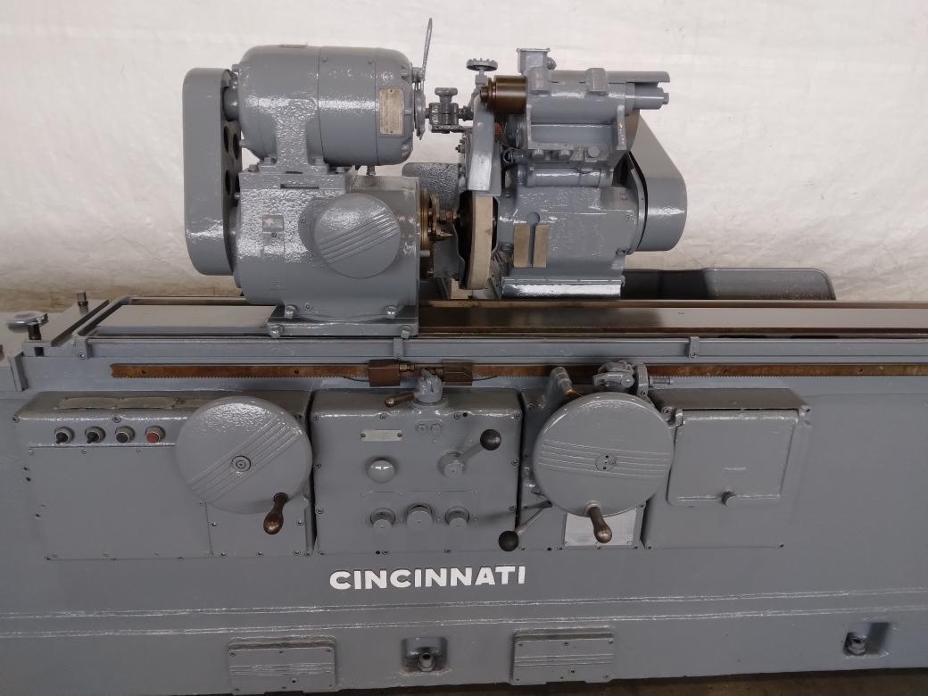 16" x 72" Cincinnati, universal cylindrical grinder, 30" x 3" x 12" wheel, automatic infeed, coolant, swivel - Image 10