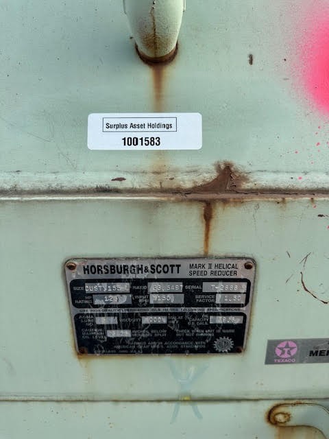 125 HP @ 1150 Input RPM, Horsburgh & Scott #Custom-155T, 33.00 :5497 Ratio, SN#T-2866, 1.5 service factor - Image 2