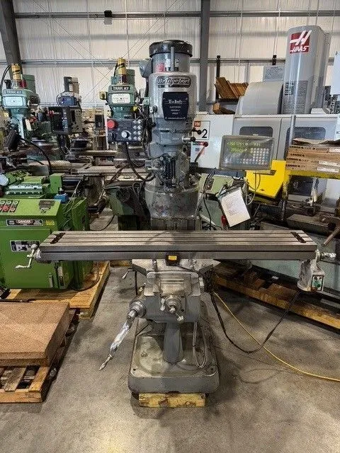 Bridgeport #Series-I, miller, 9" x60" tbl., 44" X, 12" Y, 16" Z, 60-4200 RPM, R8, Tas Iron electronic - Image 2