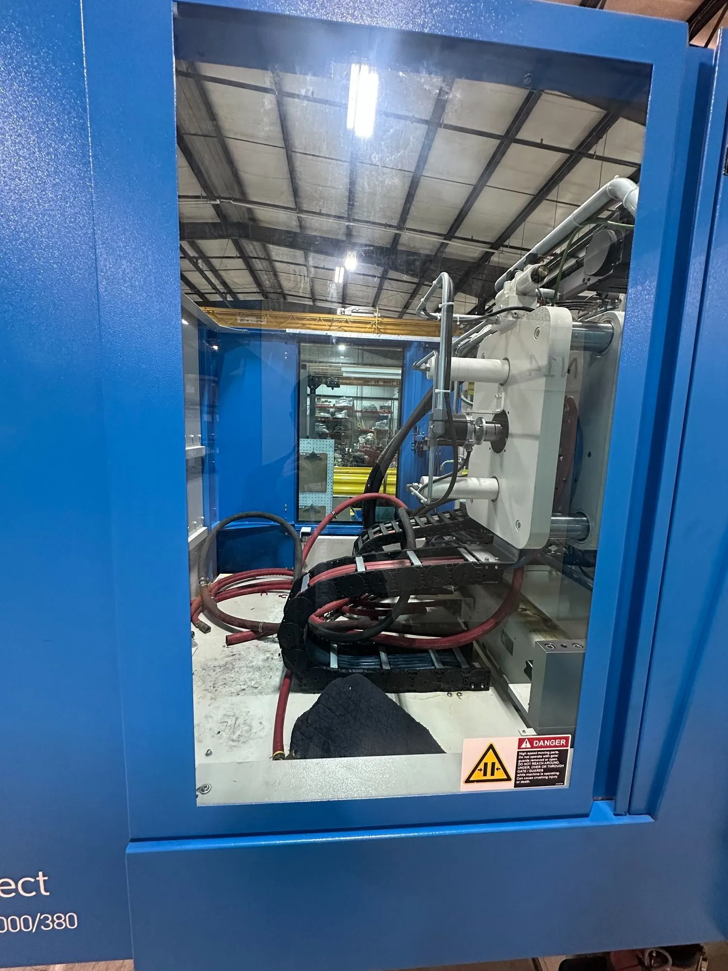 394 Ton, 13.9 oz., Krauss Maffei #Multinject-CXZ350-1000/380, horizontal plastic injection molder, 52" DL - Image 3
