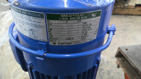 1.5 HP, SM - Buddybox #EHYM1H-A4100YB-Y3-B-39, 39.00 :1 ratio, 230/460 Volts - Image 4
