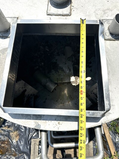 600 gallon Stainless liquids tank, 60" dia. x 50" high - Image 6