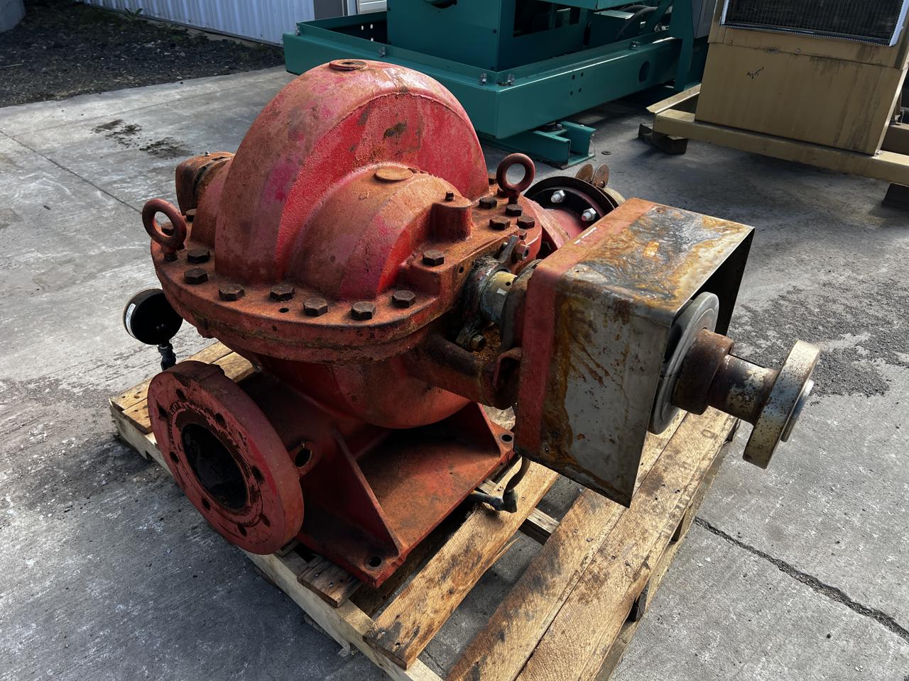 6" Fairbanks-Morse, centrifusal water pump, 2000 gallon min @ 100 psi, 2100 RPM, pedestal mounted - Image 2