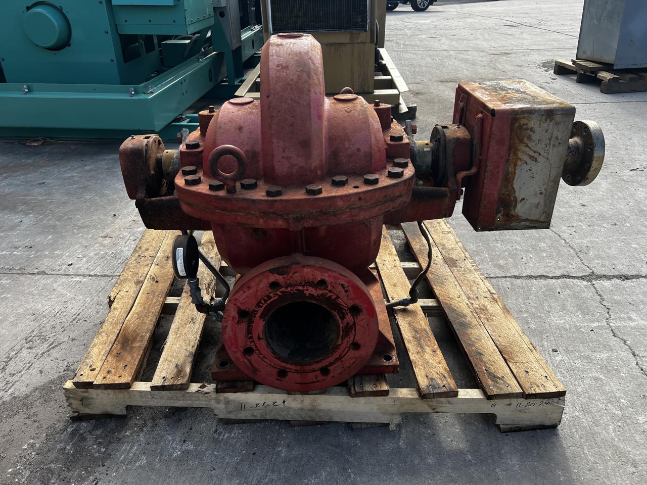 6" Fairbanks-Morse, centrifusal water pump, 2000 gallon min @ 100 psi, 2100 RPM, pedestal mounted - Image 3