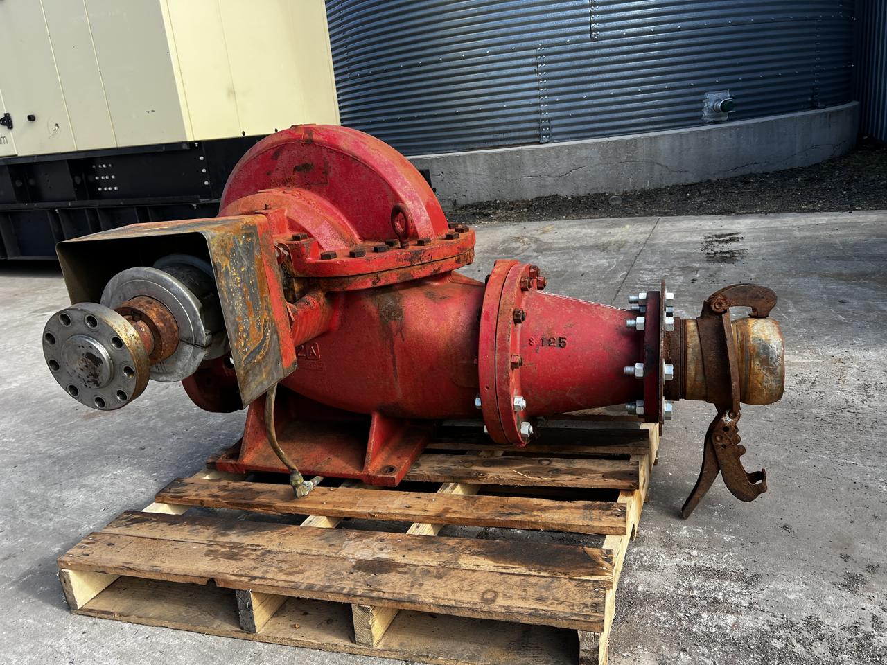 6" Fairbanks-Morse, centrifusal water pump, 2000 gallon min @ 100 psi, 2100 RPM, pedestal mounted - Image 8