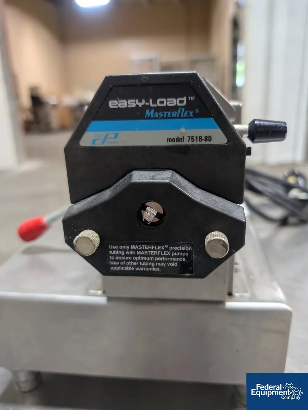 Cole Palmer #7518-80, Peristaltic Pump, .25 HP, 230/460 V., - Image 7