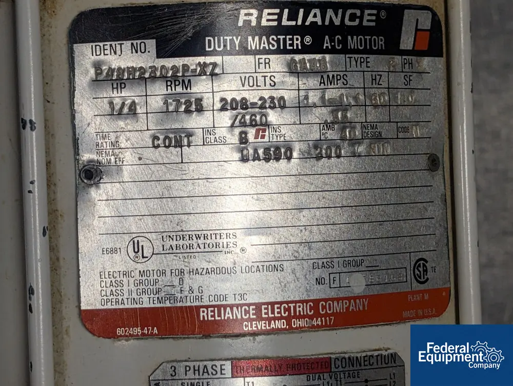 Cole Palmer #7518-80, Peristaltic Pump, .25 HP, 230/460 V., - Image 8