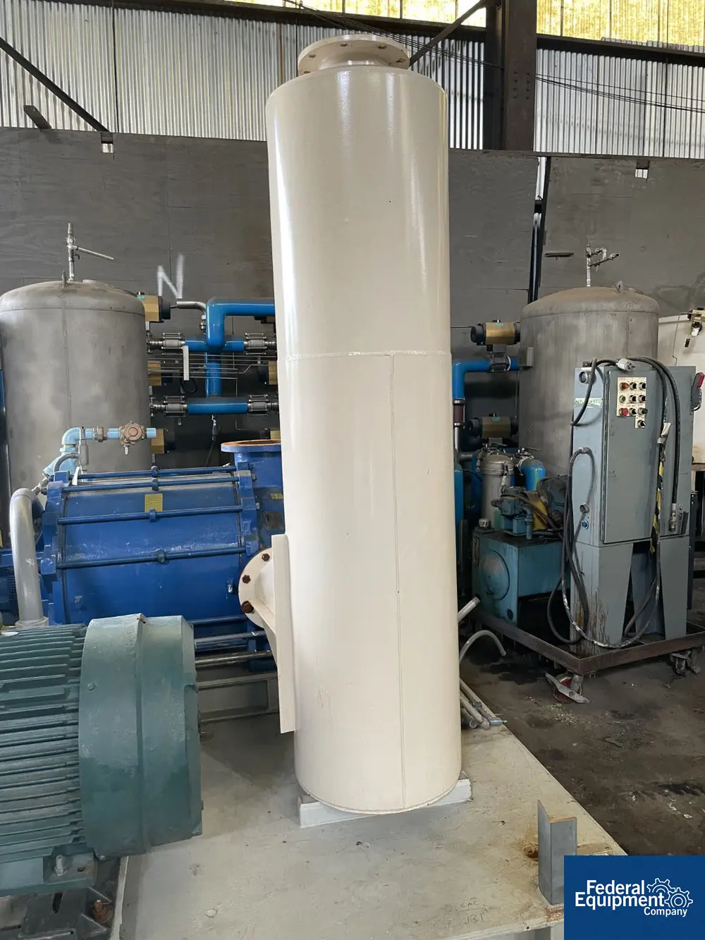 Nash #XL500/7, Liquid Ring Vacuum Pump, carbon steel, 125 HP, 460 V., 1785" RPM motor, 735 RPM pump, 10" in/ - Image 7