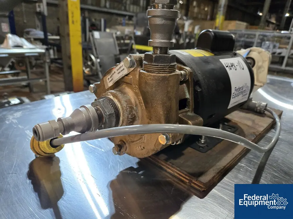 1.5 HP 3490 RPM WEG #HYPRO-00156OS1BJP56J, ODP, FR.E56J, 115/208-230 Volts, w/ pump & switch, 2013 - Image 2
