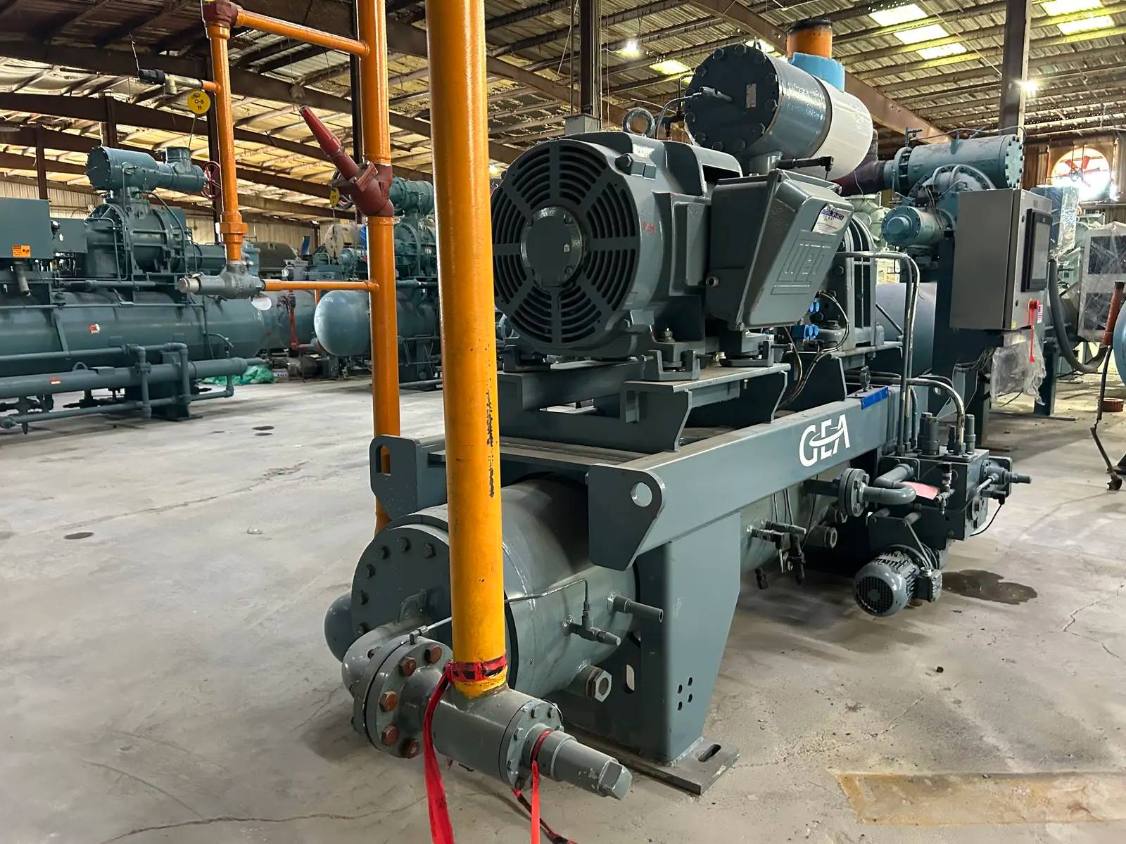 300 HP GEA #230GLX, Rotary Screw Compressor Package, R-717, 620 psig & 3600 RPM Package & Compressor, 460 V - Image 5