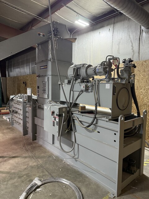 Allegheny Bradford, Shredder & Baler System, 20" Cutting Assembly, 72" L x 30" width x 40" H Bale Size, 1500 - Image 2