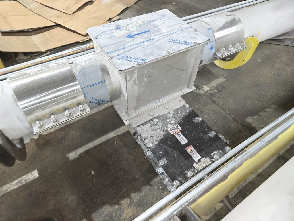 8" diameter x 40' long, Auger w/Motor & Single-Reduction Worm Reducer, 10" Inlet diameter, 12" Outlet - Image 7