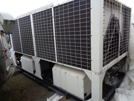 103 Ton, Hitachi #RCUG-150AHYZ1, air cooled chiller, R407c refrigerant, 363 KW, 2011 - Image 1