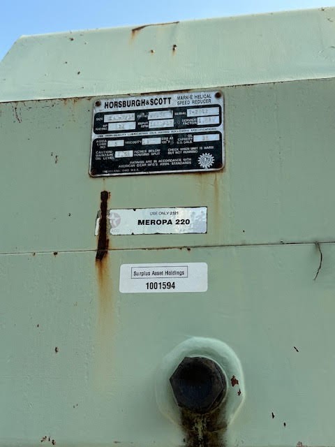 25 HP @ 1150/1750 Input RPM, Horsburgh & Scott, 98.56 Ratio, SN#T-2872, 1.68 service factor - Image 4