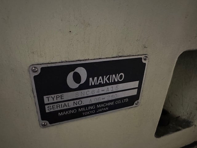 Makino #SNC64-A15, CNC vertical machining center, 15 automatic tool changer, 23.6" X, 15.7" Y, 15.7" Z, 20000 - Image 8