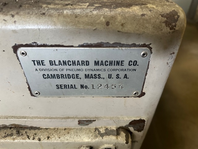 Blanchard #20-36, vertical spindle rotary surface grinder, 36" chuck, 50 HP, Neutrol II digital Control, 20" - Image 8
